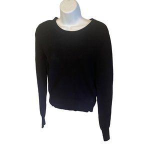 Line + Dot black ribbed sweater size Small